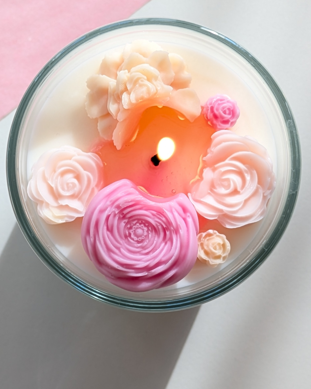 Blütenkerze von LIMA von oben fotografiert