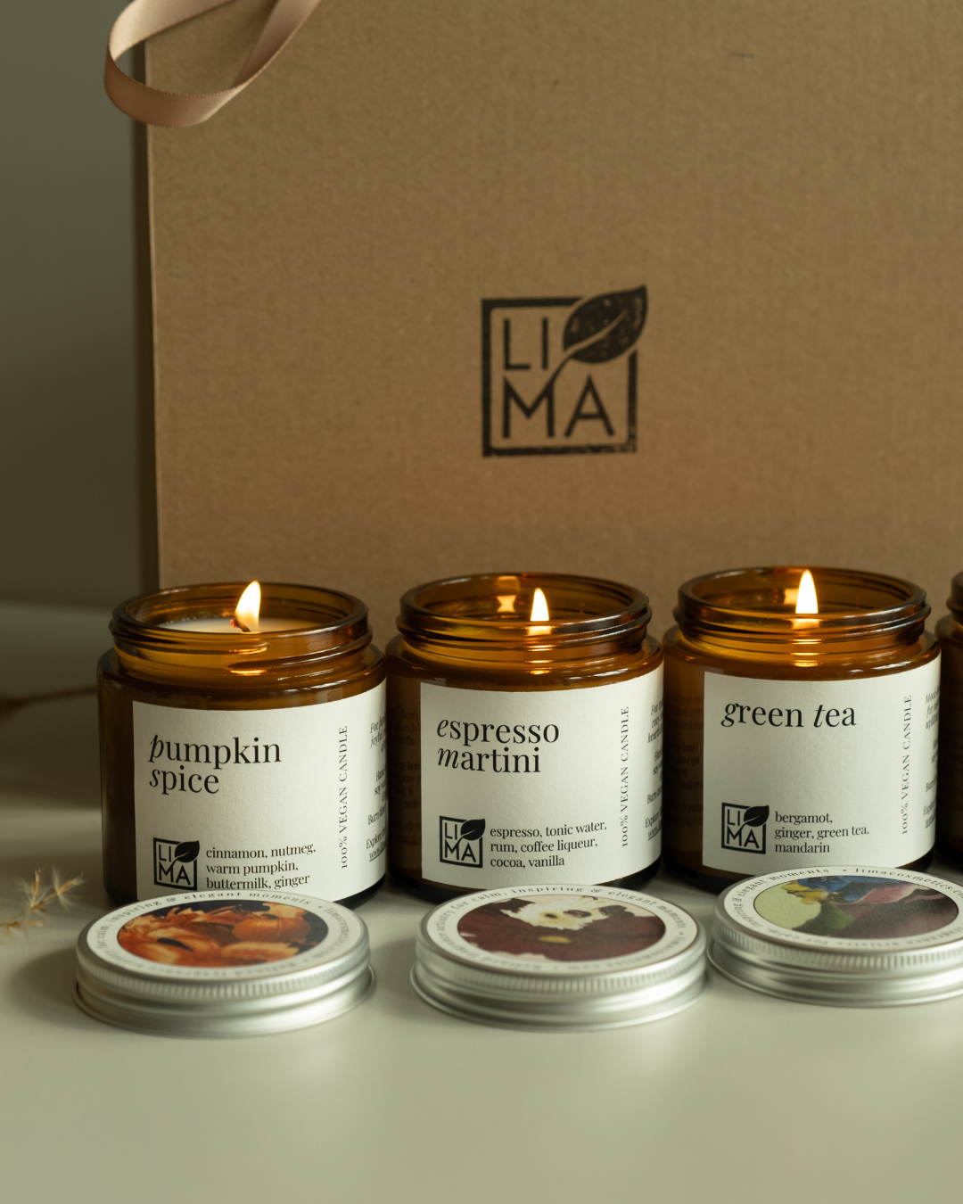 Herbst Duftkerzen Set – LIMA 2026 (Limited Edition)