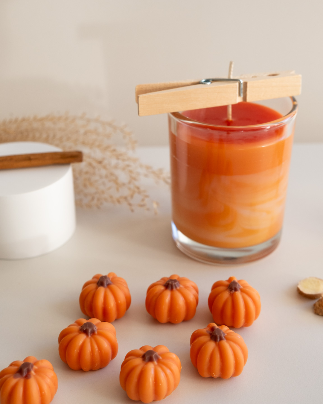 Kürbis Kerze selber machen in Berlin