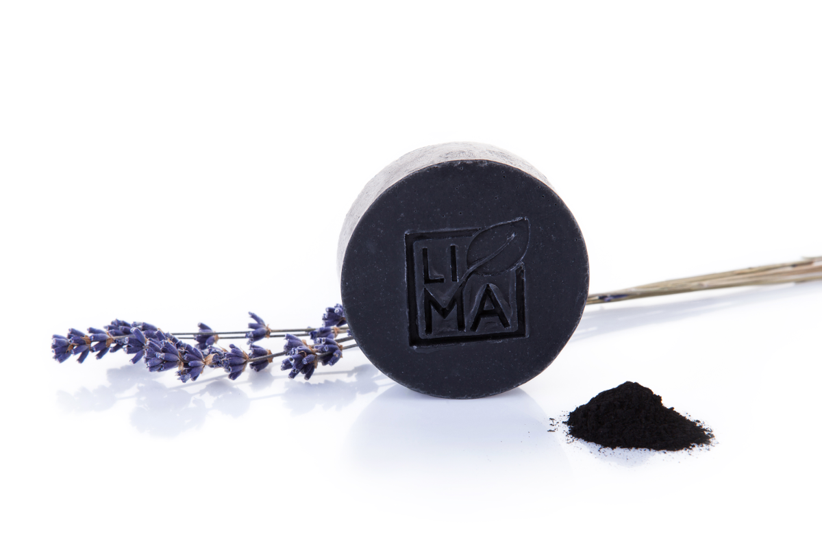 BLACK LAVENDER Gesichtsseife für Mischhaut, leicht fettende Haut