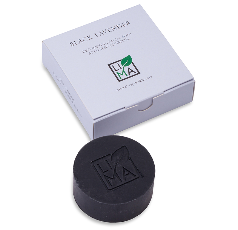 Gesichtsseife Black lavender