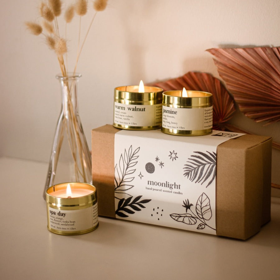 Botanische Duftkerzen Geschenkbox Lima