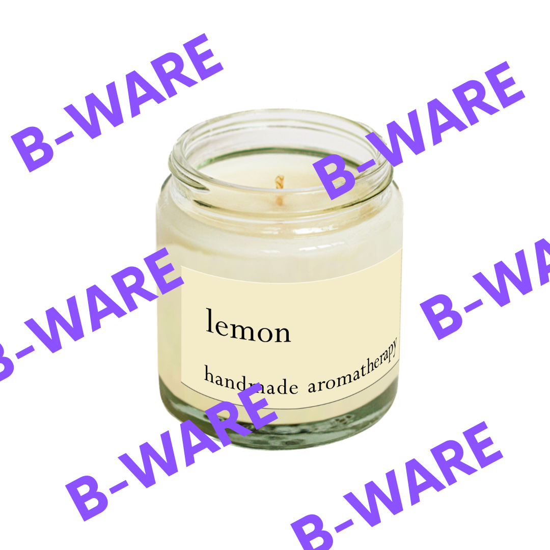 B-Ware Lemon Sojakerze
