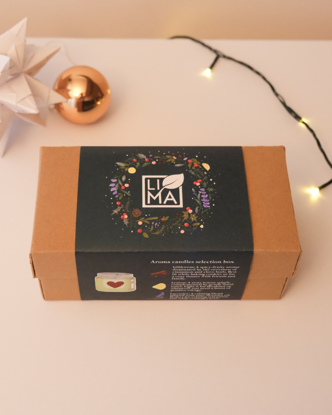 
                  
                    Aroma candles selection box - mit 3 natürlichen Duftkerzen
                  
                