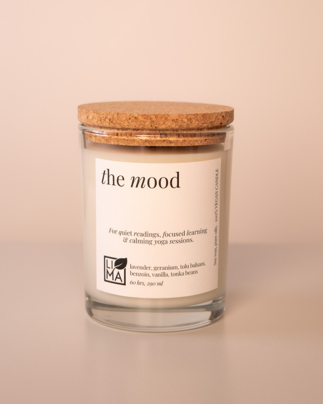 Duftkerze im Glas aus Sojawachs The mood