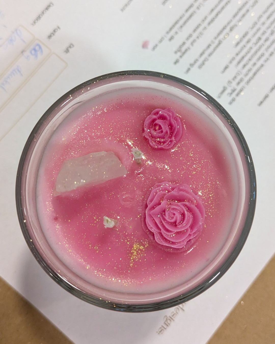 Duftkerze mit Blumen gießen in Berlin