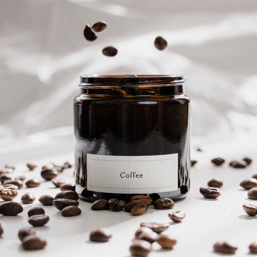 Coffee Sojawachskerze