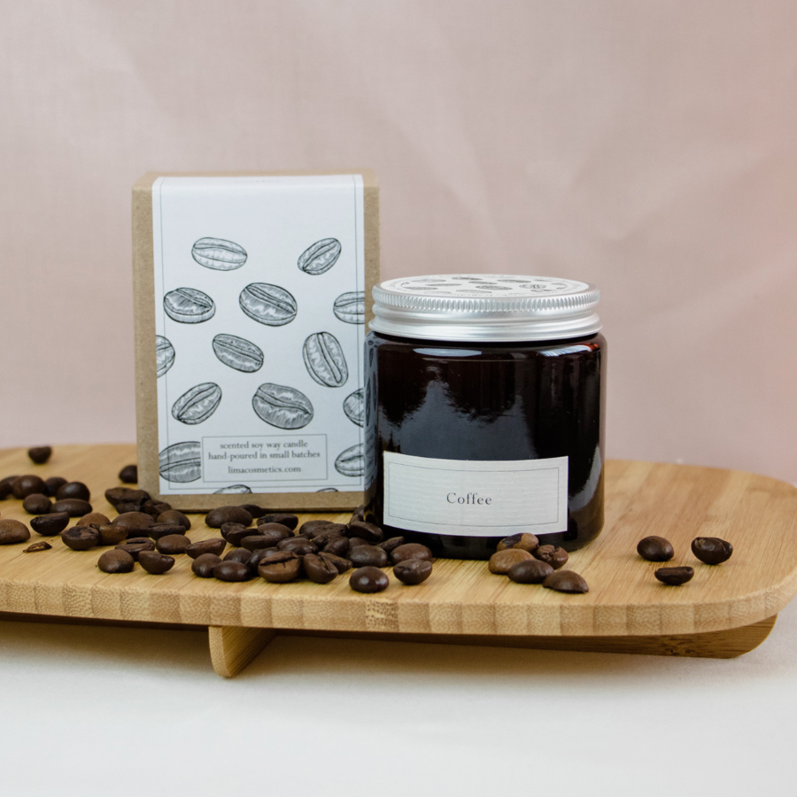 Coffee Sojawachskerze