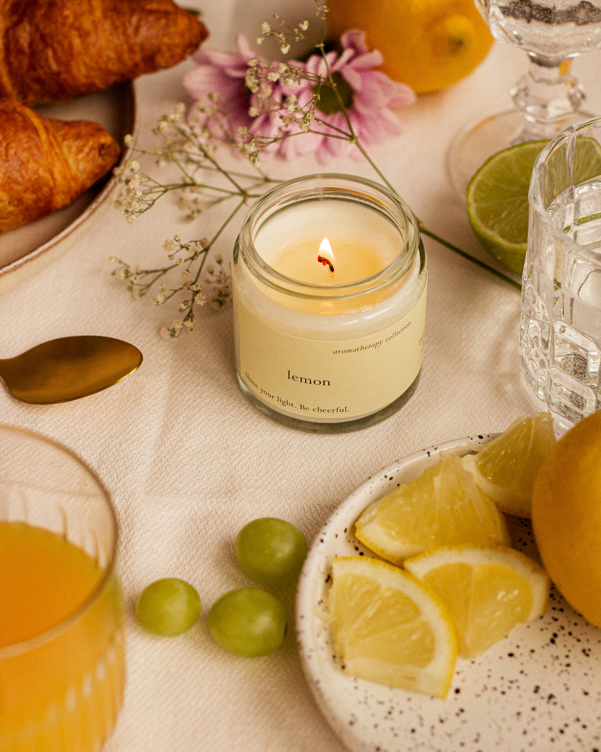 Lemon Aromakerze