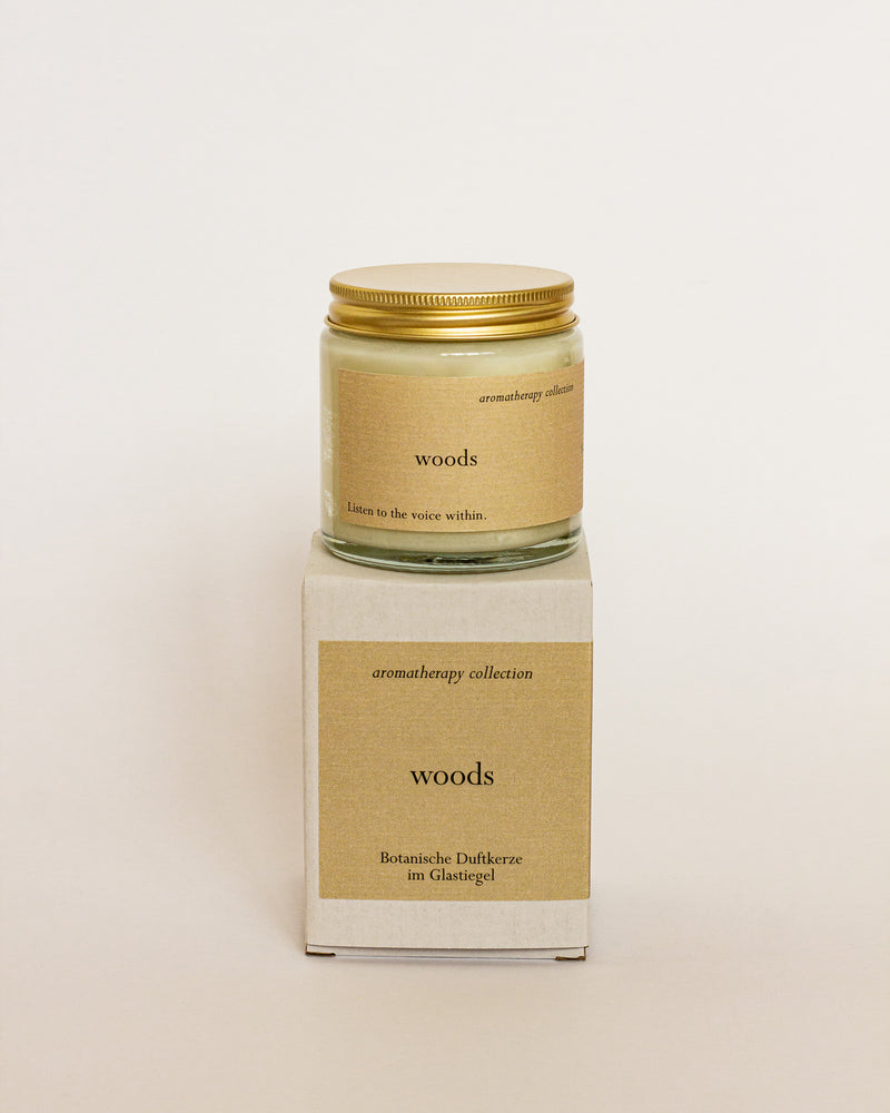 
                  
                    Woods Aromakerze - natürliche Duftkerze
                  
                